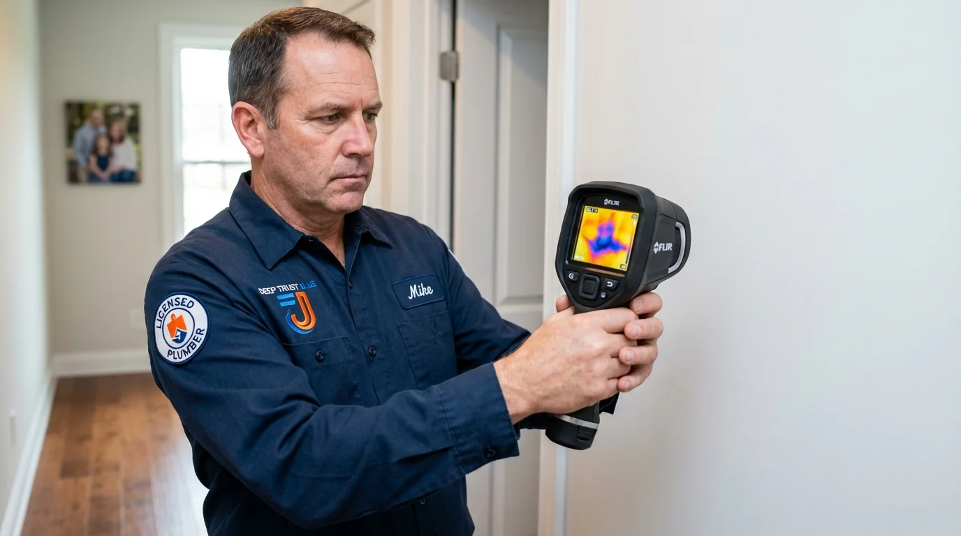 Thermal imaging leak detection by Johns Plumbing LLC in Bethel Park